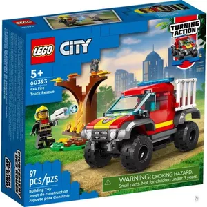 Конструктор Lego City Спасательный пожарный внедорожник / 60393 фото