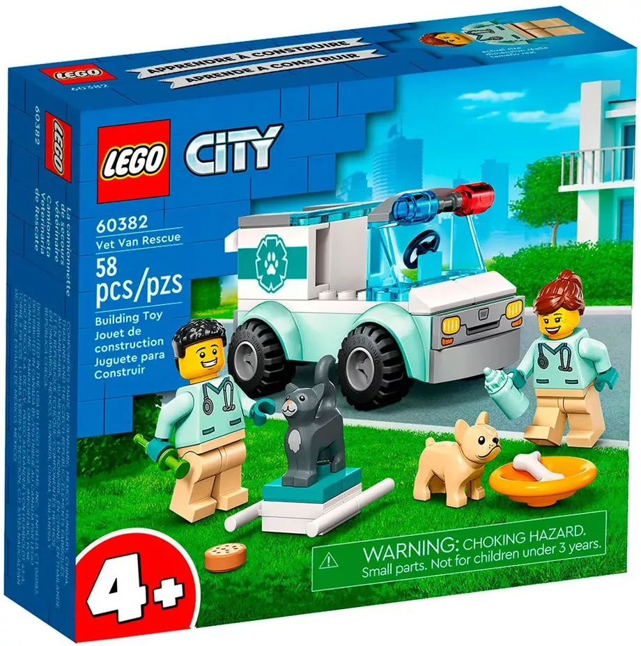 Lego City Спасательный ветеринарный фургон / 60382