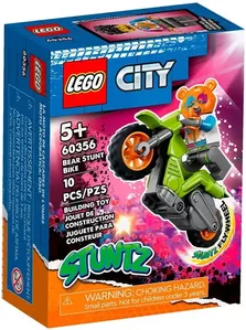 Конструктор Lego City Трюковый мотоцикл медведя / 60356 фото