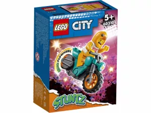 Конструктор Lego City Трюковый мотоцикл с цыпленком / 60310 фото
