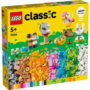 Набор деталей LEGO Classic 11034 Креативные домашние животные фото