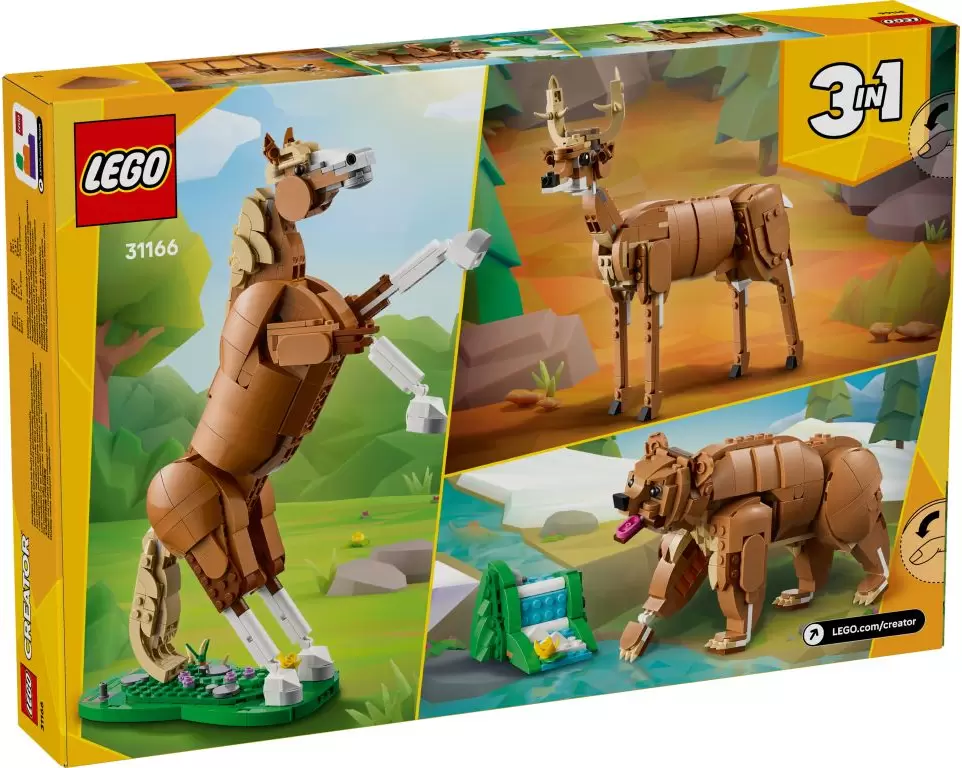 Конструктор Lego Creator 31166 Прекрасная лошадь 3 в 1 фото