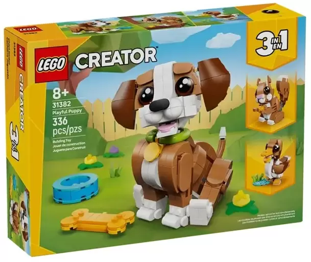 Lego Creator 31382 Милые животные: игривый щенок 3 в 1