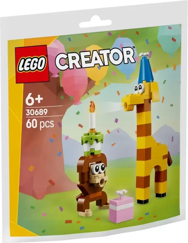 Lego Creator 3 в 1 30689 Животные на Дне рождения