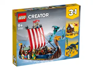 Конструктор Lego Creator Корабль викингов и Змей Мидгарда 31132 фото