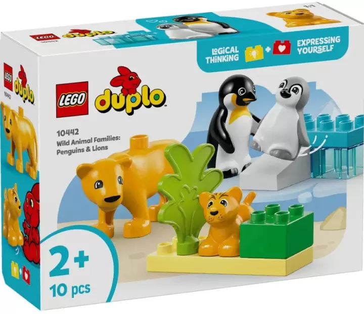 Lego Duplo 10442 Семейства диких животных: Пингвины и Львы Peppa Pig
