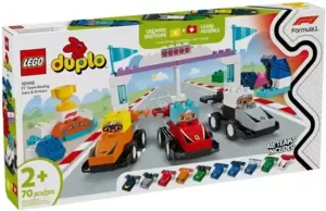 Конструктор Lego Duplo 10445 Гоночные машины и пилоты команды F1