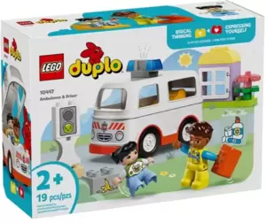 Конструктор Lego Duplo 10447 Скорая помощь с водителем Peppa Pig фото