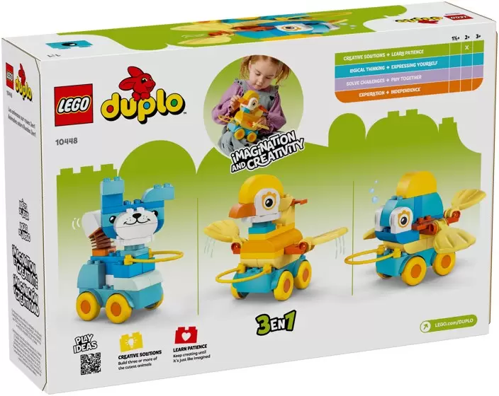 Конструктор Lego Duplo 10448 Животные на колесах 3 в 1 фото