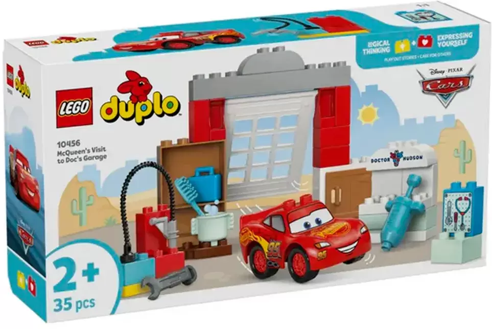 Lego Duplo 10456 Визит МакКвина в гараж Дока