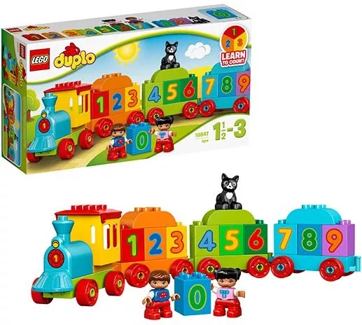 Конструктор Lego Duplo 10847 Поезд Считай и играй фото 2