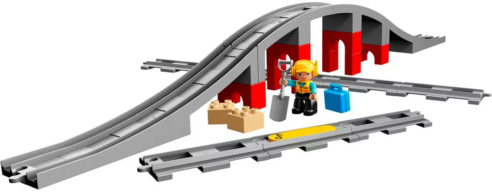 Конструктор Lego Duplo 10872 Железнодорожный мост фото