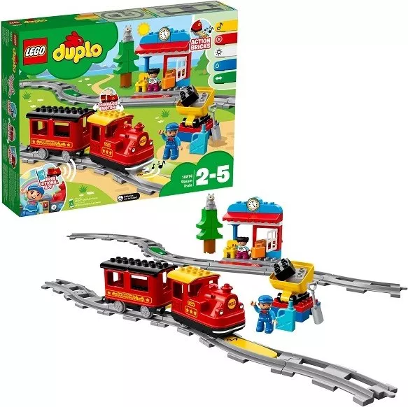 Конструктор Lego Duplo 10874 Поезд на паровой тяге фото