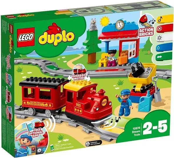 Конструктор Lego Duplo 10874 Поезд на паровой тяге фото 4