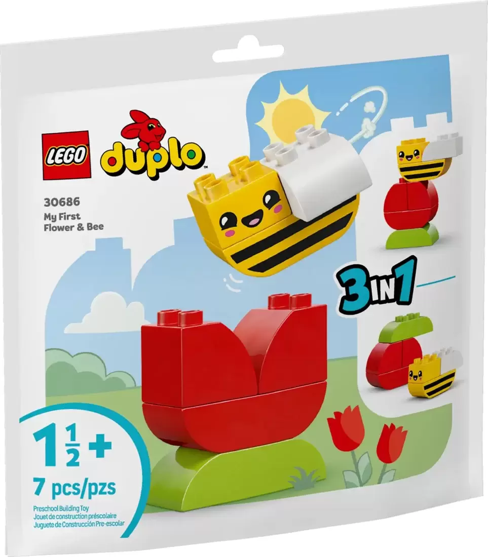 Lego Duplo 30686 Мой первый цветок и пчелка
