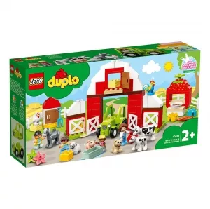 Конструктор Lego Duplo Фермерский трактор, домик и животные / 10952 icon