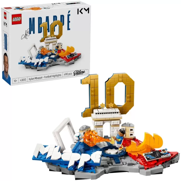 Конструктор Lego Editions 43013 Килиан Мбаппе – лучшие моменты футбола фото 2