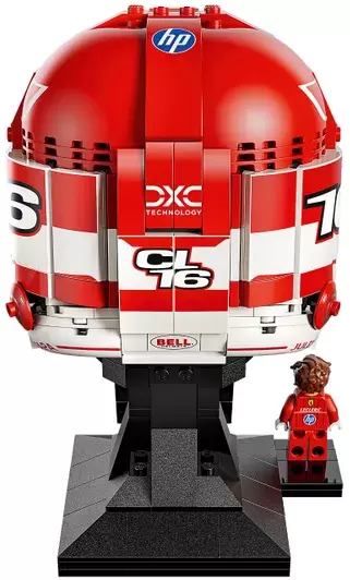 Конструктор Lego Editions 43014 Шлем Шарля Леклера команды Scuderia Ferrari HP фото 3
