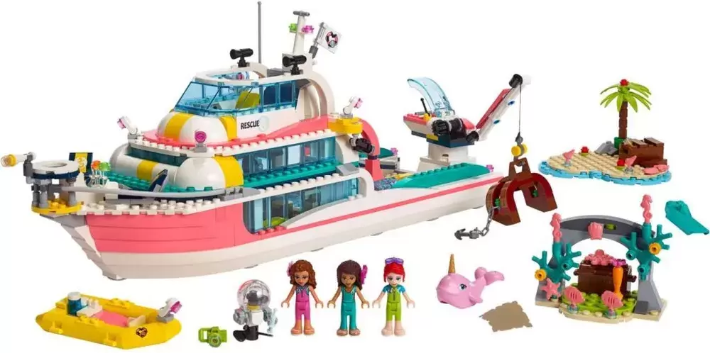 Конструктор Lego Friends 41381 Катер для спасательных операций фото