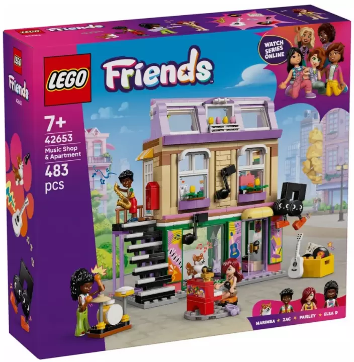 Lego Friends 42653 Музыкальный магазин и квартира