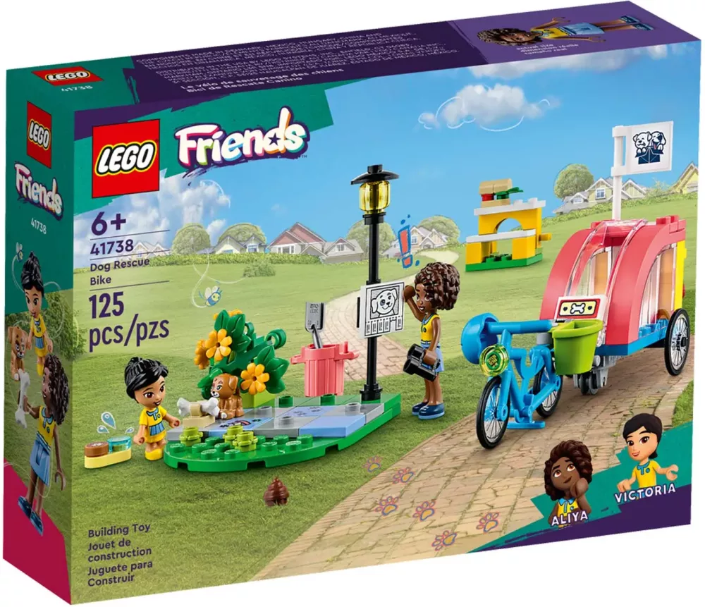 Lego Friends Спасательный велосипед для собак / 41738