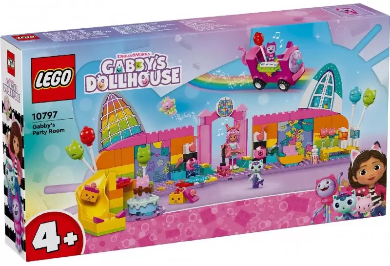 Lego Gabby&amp;Dollhouse 10797 Комната для вечеринок Габби