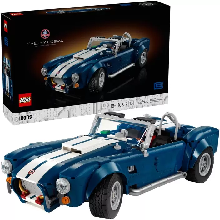 Конструктор Lego Icons 10357 Shelby Cobra 427 S/C фото