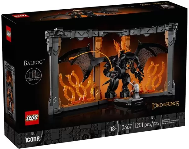 Lego Icons 10367 Властелин колец: Балрог Книжный уголок