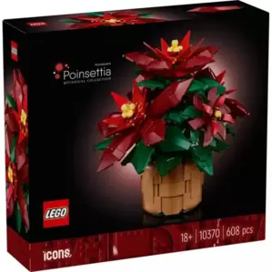 Конструктор LEGO Icons 10370 Пуансеттия