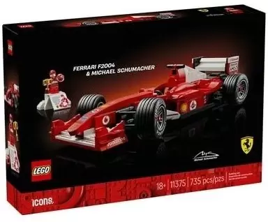 Lego Icons 11375 Ferrari F2004 &amp; Michael Schumacher