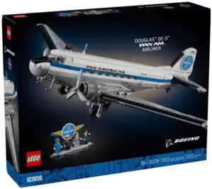 Конструктор Lego Icons 11378 Douglas DC-3 PAN AM Airliner фото