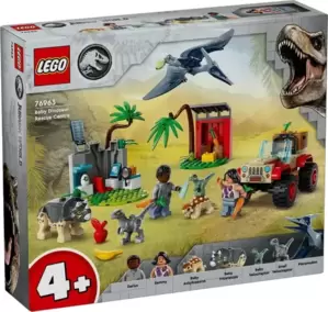 Конструктор Lego Jurassic World 76963 Центр спасения детенышей динозавров фото