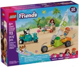 Конструктор Lego Конструктор Lego Friends 42641 Собаки-сёрфингисты и приключения на скутере фото