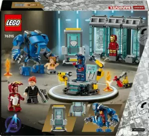 Lego Marvel 76315 Лаборатория Железного Человека: Зал Доспехов
