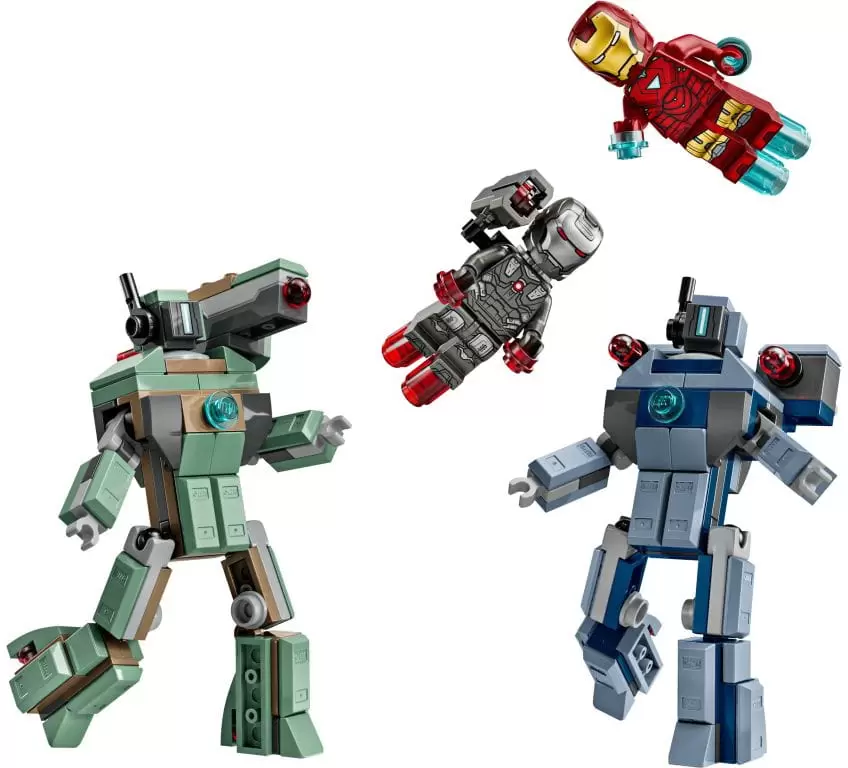 Конструктор Lego Marvel 76320 Железный человек и боевая машина против дронов фото