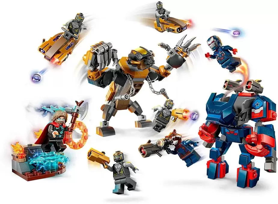 Конструктор Lego Marvel 76322 Мстители: Финал Тор против Читаури фото