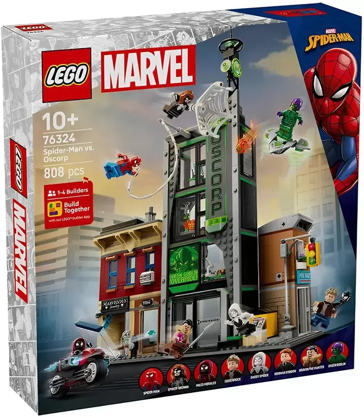 Lego Marvel 76324 Человек-паук против Озкорп