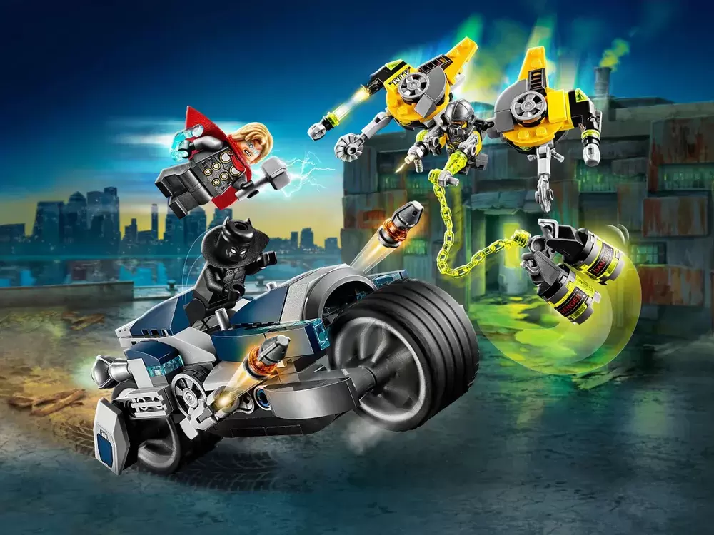 Конструктор Lego Marvel Avengers 76142 Мстители: Атака на спортбайке фото