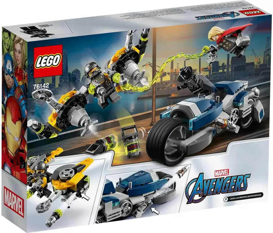 Конструктор Lego Marvel Avengers 76142 Мстители: Атака на спортбайке фото