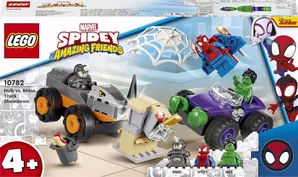 Конструктор Lego Marvel Spiderman Схватка Халка и Носорога на грузовиках / 10782 фото