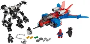 Конструктор Lego Marvel Super Heroes 76150 Реактивный самолёт Человека-Паука против Робота Венома фото