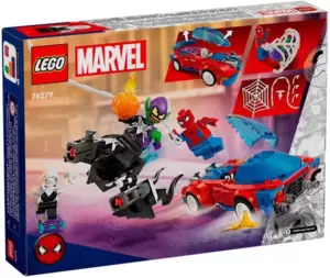Конструктор LEGO Marvel Super Heroes 76279 Гоночная машина Человека-паука и Зеленый гоблин Веном фото