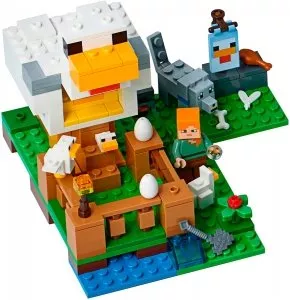 Конструктор Lego Minecraft 21140 Курятник фото