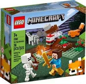 Конструктор Lego Minecraft 21162 Приключения в тайге фото