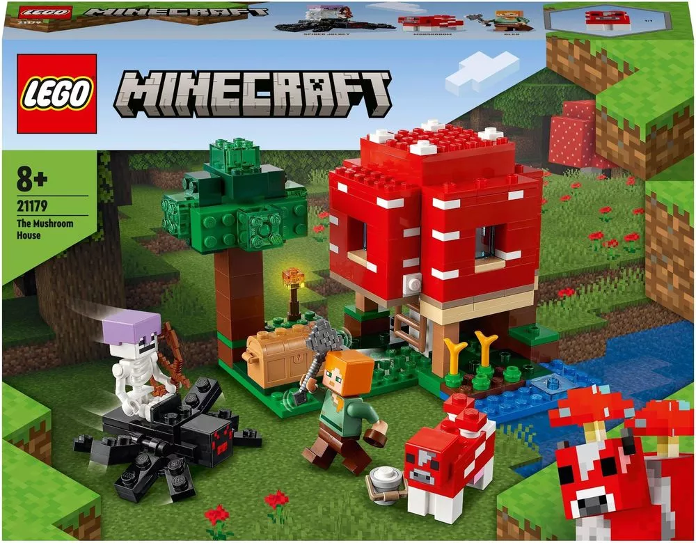 Lego Minecraft 21179 Грибной дом