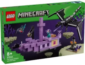 Конструктор Lego Minecraft 21264 Эндер-Дракон и Корабль Края