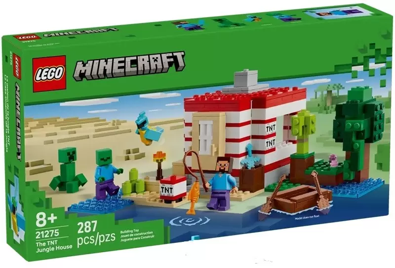Lego Minecraft 21275 Дом в джунглях из TNT