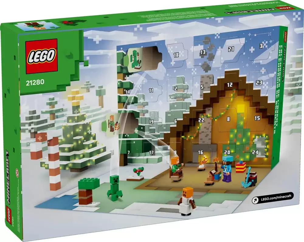 Конструктор Lego Minecraft 21280 Advent Calendar 2025 фото