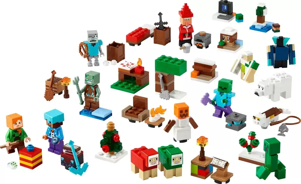 Конструктор Lego Minecraft 21280 Advent Calendar 2025 фото