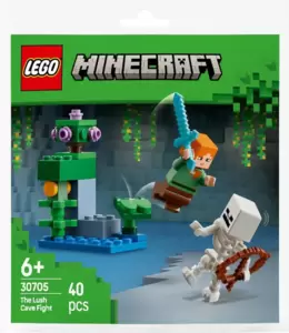 Конструктор Lego Minecraft 30705 Столкновение в пышной пещере фото